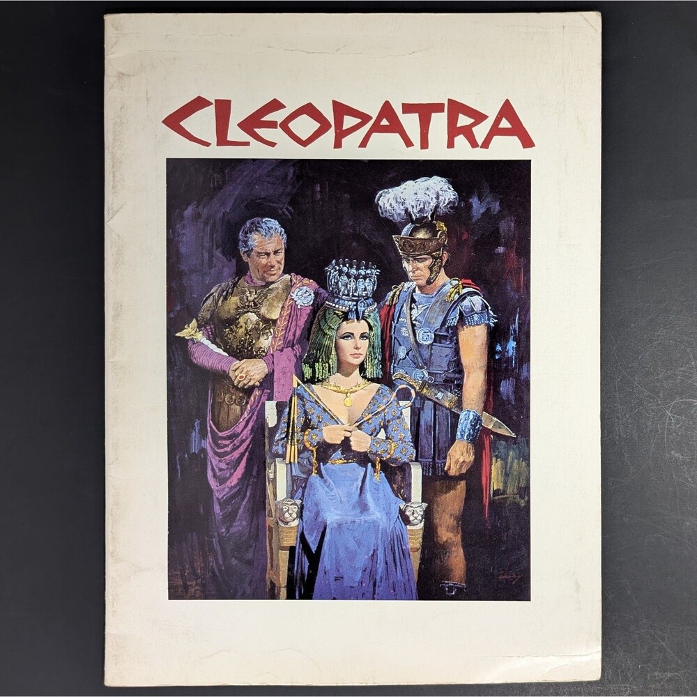 Vintage Cleopatra Souvenir Program 1963 Movie Elizabeth Taylor Richard Burton